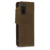 Pouzdro pro Samsung Galaxy S20, Přírodní kůže, Hnědá, 51445.05