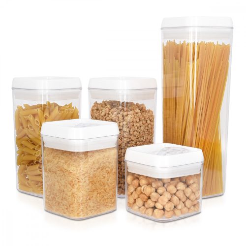 Sada 5 skladovacích sklenic, 1700 ml, 1100 ml, 750 ml, 400 ml, 51459.01.05