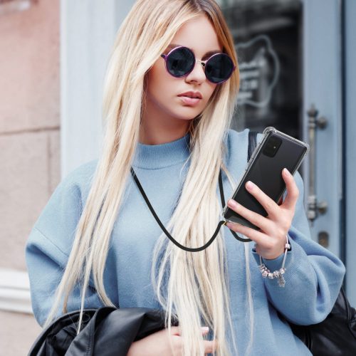 Pouzdro pro Samsung Galaxy A71, silikonové, černé, 51427.01