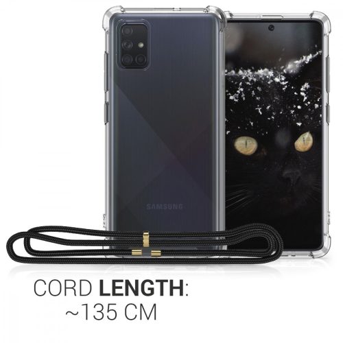 Pouzdro pro Samsung Galaxy A71, silikonové, černé, 51427.01