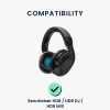 Sada 2 náušníků pro sluchátka Sennheiser HD8/HD8 DJ/HD6 MIX, Kwmobile, černá, ekologická kůže, 51571.01