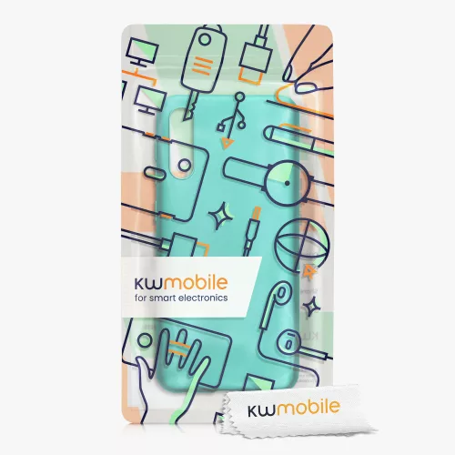 Pouzdro pro Samsung Galaxy A50, silikonové, zelené, 48056.128