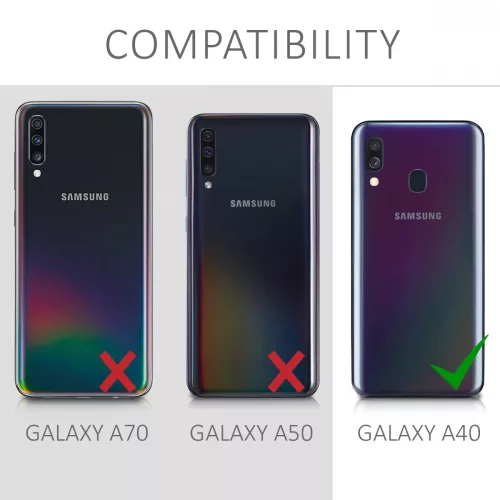 Pouzdro pro Samsung Galaxy A40, silikonové, zelené, 48546.128