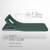 Pouzdro pro Samsung Galaxy A71, silikonové, zelené, 51208.169