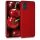Pouzdro pro Samsung Galaxy A71, silikonové, červené, 51213.36