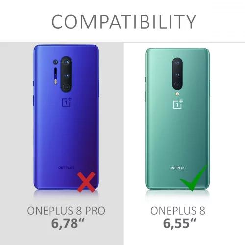 Pouzdro pro OnePlus 8, dřevo, hnědé, 51868.01
