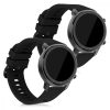 Sada 2 řemínků pro Xiaomi Amazfit GTR (42mm), silikon, černý, 51170.47
