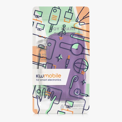 Univerzální pouzdro na telefon L – 6,5 palce, neopren, fialové, 46188.3.38