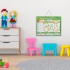 Dětská tabule s úkoly/odměnami, 250 magnetů, 40 x 32 cm, španělský jazyk, 48146,08