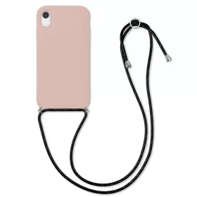   Pouzdro pro Apple iPhone XR, silikonové, růžové, 50418.10