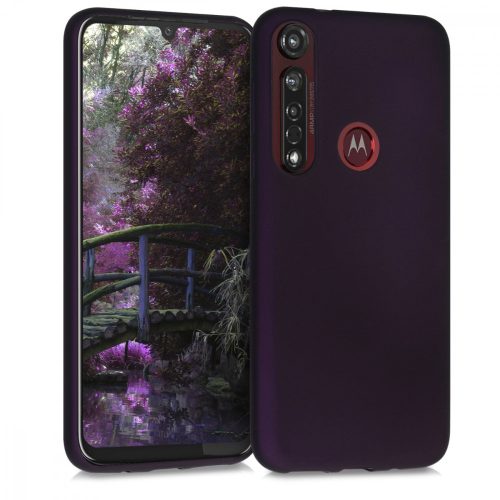 Kryt pro Motorola Moto G8 Plus, silikonový, fialový, 50815.115