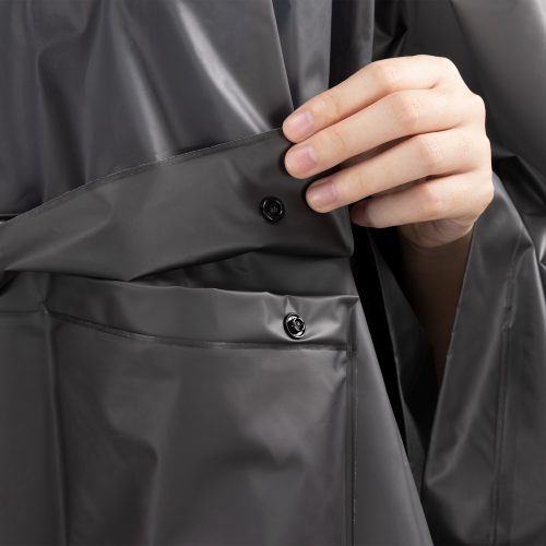 Nepromokavá pláštěnka Navaris, Unisex, Černá, 52203.01.01