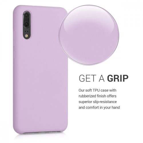 Pouzdro pro Huawei P20, silikonové, fialové, 45689.140