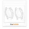 Sada 2ks pouzder pro Huawei Watch GT2 (46mm), kwmobile, silikon, transparentní, 52277.01