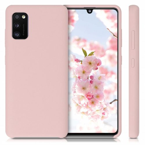 Pouzdro pro Samsung Galaxy A41, silikonové, růžové, 52301.52