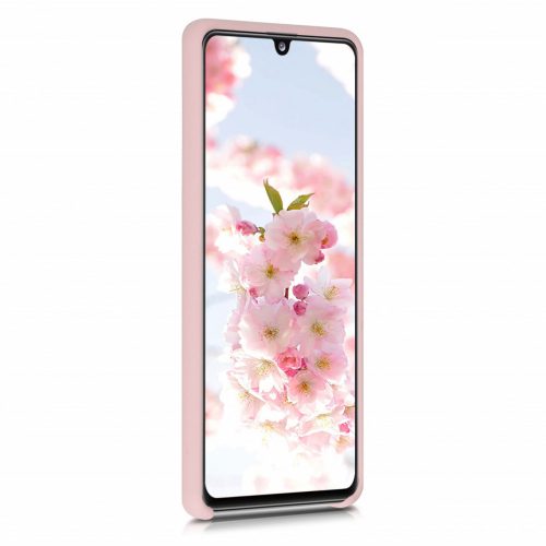 Pouzdro pro Samsung Galaxy A41, silikonové, růžové, 52301.52
