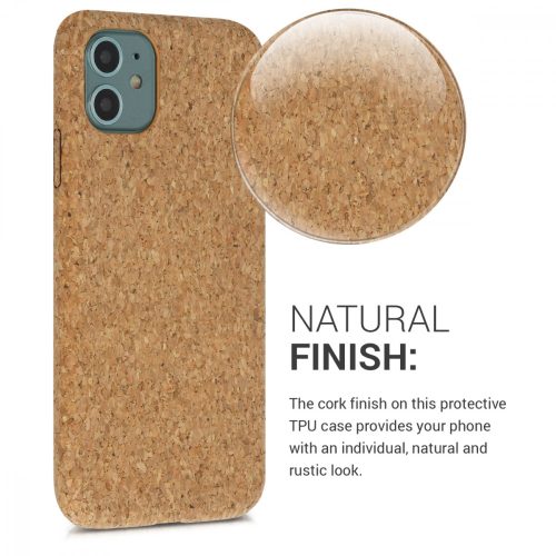 Kryt pro Apple iPhone 11, Cork, Brown, 52316.05