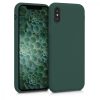 Pouzdro pro Apple iPhone X / iPhone XS, silikonové, zelené, 46313.169