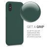 Pouzdro pro Apple iPhone X / iPhone XS, silikonové, zelené, 46313.169
