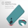 Pouzdro pro Samsung Galaxy A21s, silikonové, zelené, 52494.57