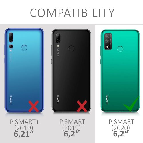 Pouzdro pro Huawei P Smart (2020), silikonové, černé, 52530.47