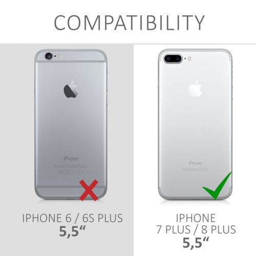 Pouzdro pro Apple iPhone 8 Plus / iPhone 7 Plus, silikonové, modré, 49981.58