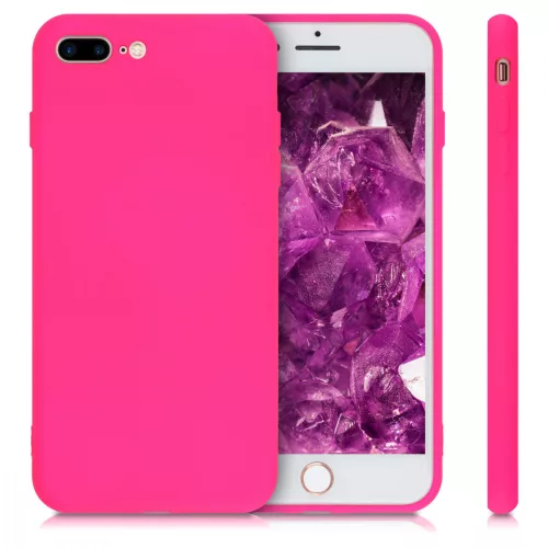 Pouzdro pro Apple iPhone 8 Plus / iPhone 7 Plus, silikonové, růžové, 49981.77