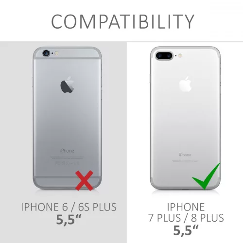 Pouzdro pro Apple iPhone 8 Plus / iPhone 7 Plus, silikonové, růžové, 49981.77