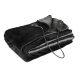 Patura electrica Navaris, blana sintetica supercosy, 180x130 cm, negru/gri, poliester