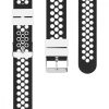 Sada 2 řemínků pro Xiaomi Amazfit GTS / Amazfit GTS 2, silikon, černá / šedá, 52697.02