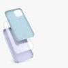 Pouzdro pro Apple iPhone 12 Mini, Silicon, Purple, 52640.139