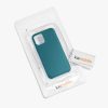Pouzdro pro Apple iPhone 12 Mini, silikonové, zelené, 52640.57