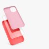 Pouzdro pro Apple iPhone 12 Mini, silikon, růžové zlato, 52640.141