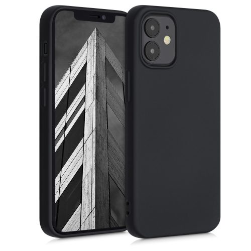 Pouzdro pro Apple iPhone 12 Mini, silikonové, černé, 52711.47