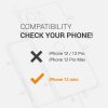 Sada 3 ks ochranných fólií pro Apple iPhone 12 Mini, kwmobile, zadní, transparentní, 52753.5