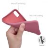 Pouzdro pro Apple iPhone X / iPhone XS, silikonové, růžové, 49982.167