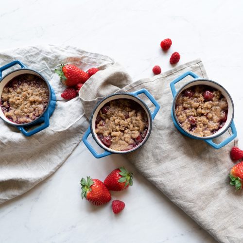 Sada 4 mini litinových hrnců Navaris, 10,5 cm, 290 ml, do trouby a na sporák, modrá, 49079.04.02