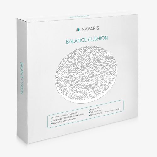 Masážní polštář na křeslo a fitness cvičení Navaris, 33 cm, Pump, 49286.19