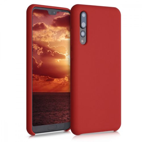 Pouzdro pro Huawei P20 Pro, silikonové, červené, 47706.20