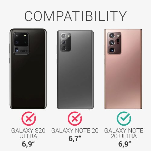 Pouzdro pro Samsung Galaxy Note 20 Ultra, silikonové, černé, 52842.47