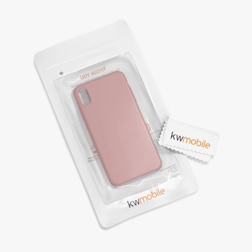 Pouzdro pro Apple iPhone XR, silikonové, růžové, 45910.193