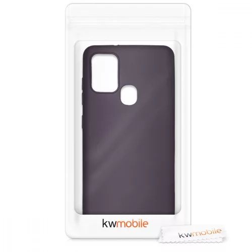 Pouzdro pro Samsung Galaxy A21s, silikonové, fialové, 52495.115
