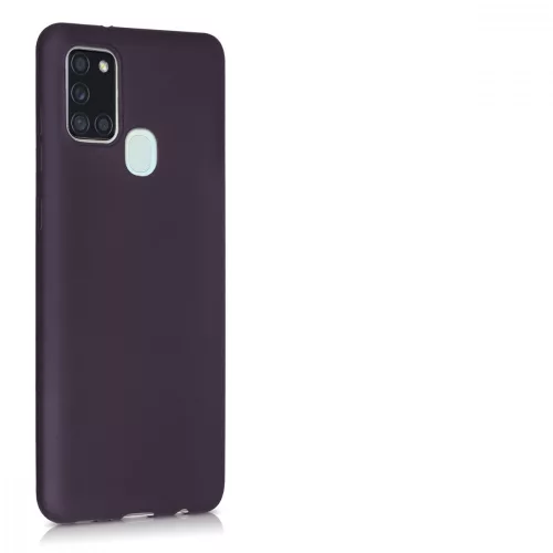 Pouzdro pro Samsung Galaxy A21s, silikonové, fialové, 52495.115