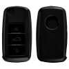 Krytka na klíče od auta pro VW / Škoda / Seat - 3 tlačítka, silikonová, černá, 48036.95
