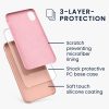 Pouzdro pro Apple iPhone XR, silikonové, růžové, 45910.199