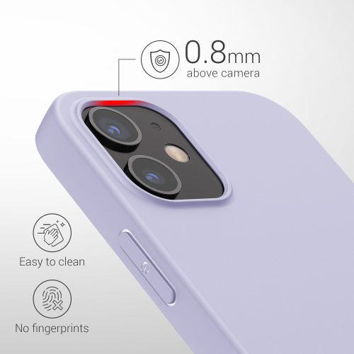 Pouzdro pro Apple iPhone 12 Mini, Silicon, Purple, 53042.108