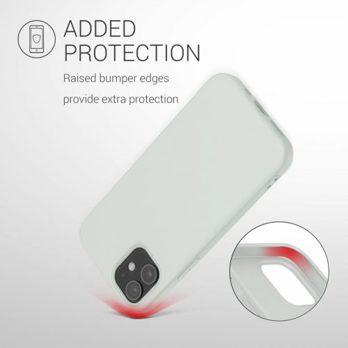 Pouzdro pro Apple iPhone 12 Mini, silikonové, šedé, 53042.70