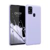 Pouzdro Kwmobile pro Samsung Galaxy A21s, světle fialové, silikonové, 52494.139