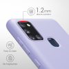 Pouzdro Kwmobile pro Samsung Galaxy A21s, světle fialové, silikonové, 52494.139