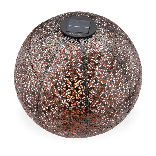 Solární venkovní lampa Navaris, LED osvětlení, 30 cm, Automatický start/stop, 47543.07